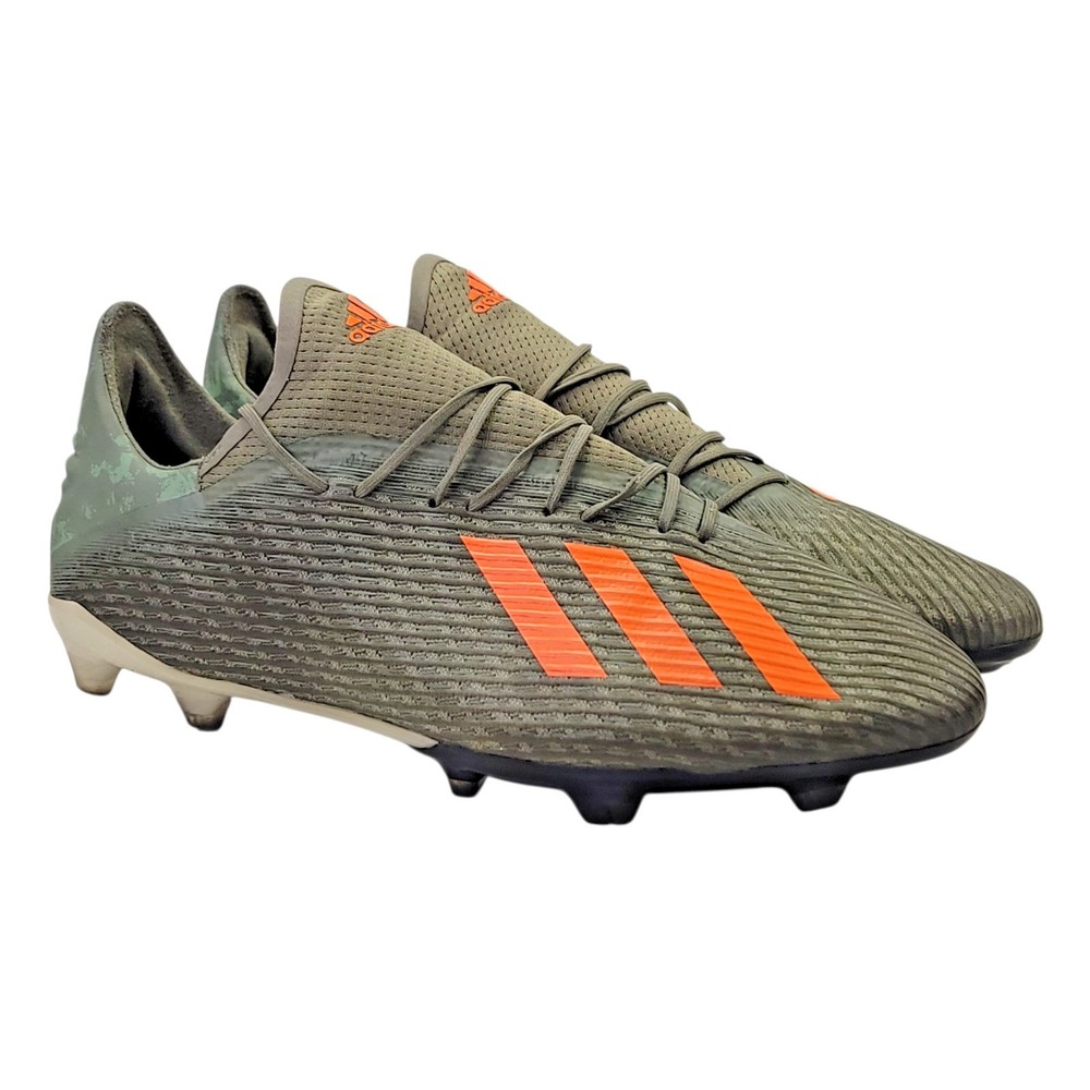 Adidas X 19.2 FG Soccer Cleats Men's Size 11 Green‎ Orange Futbol Shoes EF8364